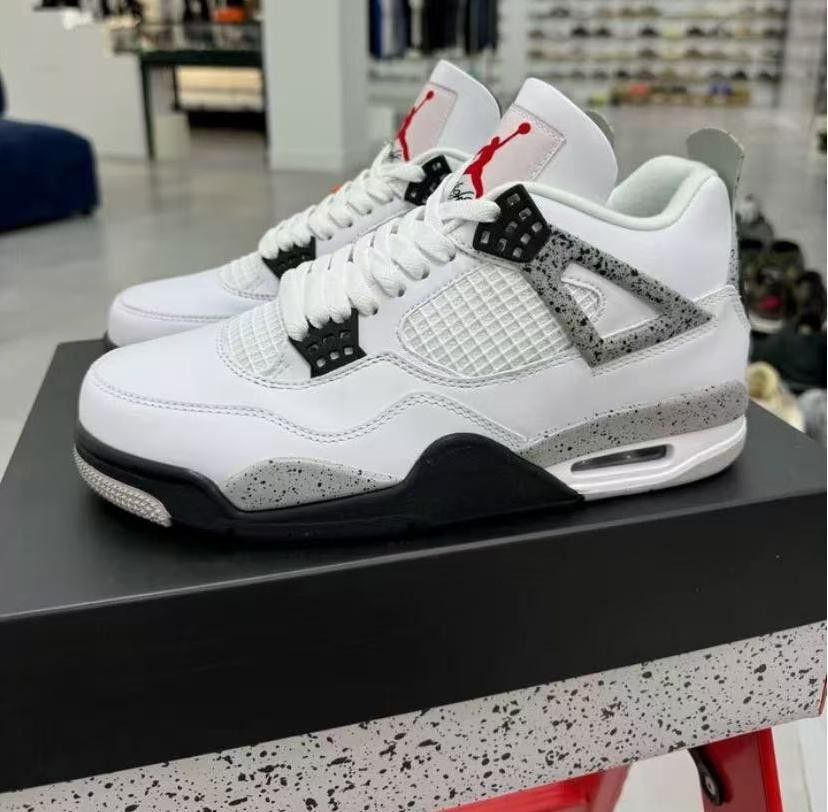 Air Jordan 4 Retro white cement