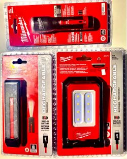 Milwaukee Rechargeable Light Set – 3 Pack