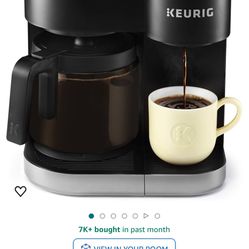 Keurig K-Duo Single Serve K-Cup Pod & Carafe Coffee Maker, Black