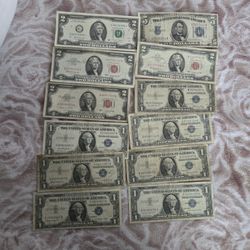 Old Silver Certs And Bills