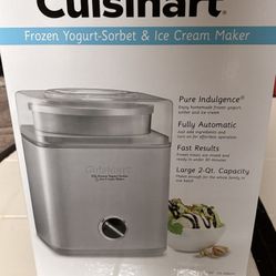 Brand New Cuisinart

Frozen Yogurt-Sorbet & Ice Cream Maker