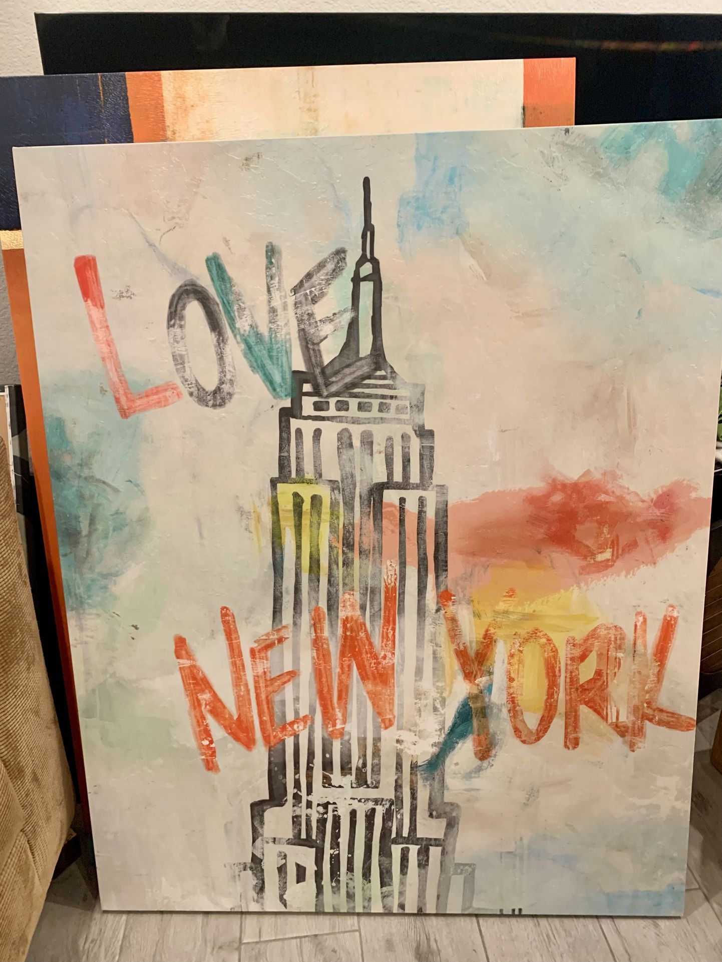 🔥 Modern Wall Art -X LARGE “LOVE NEW YORK”
