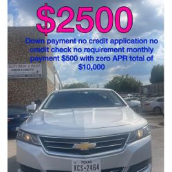 2018 Chevrolet Impala No Credit Check No Requirements