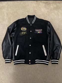 Vintage Chase Authentics Reversible M&M Nascar Letterman Jacket OBO
