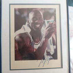 Michael Jordan Poster Signed
