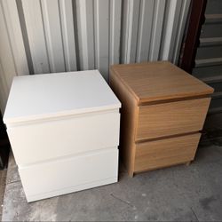 Two IKEA Side Tables Like New (1 Small, 1 Large)
