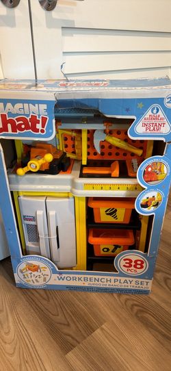 Imagine That! Kids Workbench Play Set - New In Box