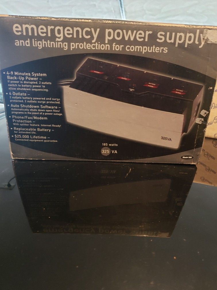 Emergency Power Supply And Surge Suppressor