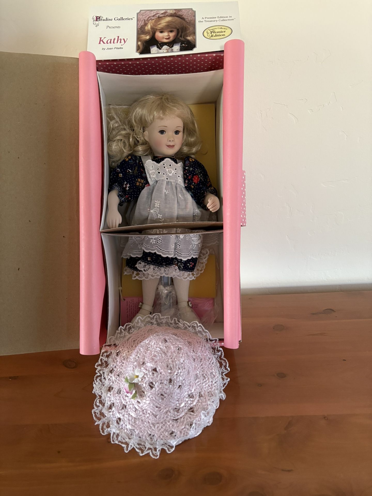 Porcelain Vintage Musical Doll 
