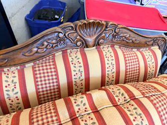 Ethan Allen Chair and Ottoman