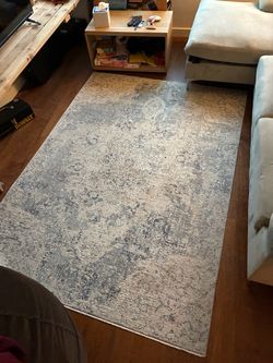 Blue rug
