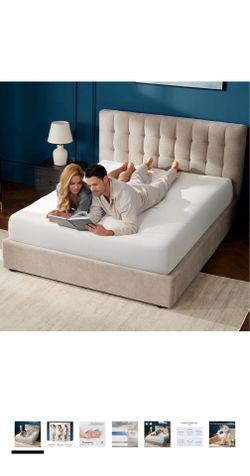 Brand New Full Mattress, 8 Inch Gel Memory Foam Mattress, Medium Firm Mattresses, White