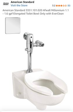 Wall Mounted Toilet And Flushometer $150