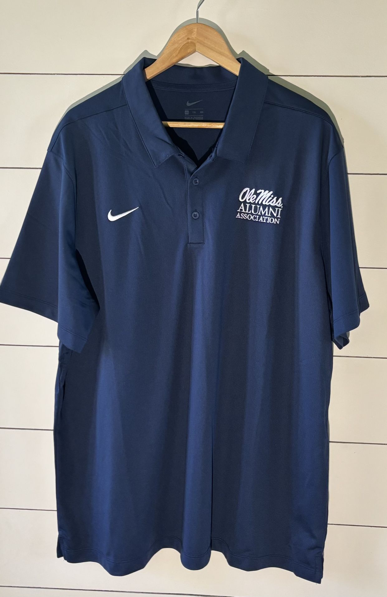 Nike Dry-Fit Ole Miss Alumi Golf Shirt