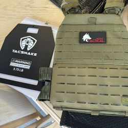 Wolf Tactical Chest And Plates For Exercise 