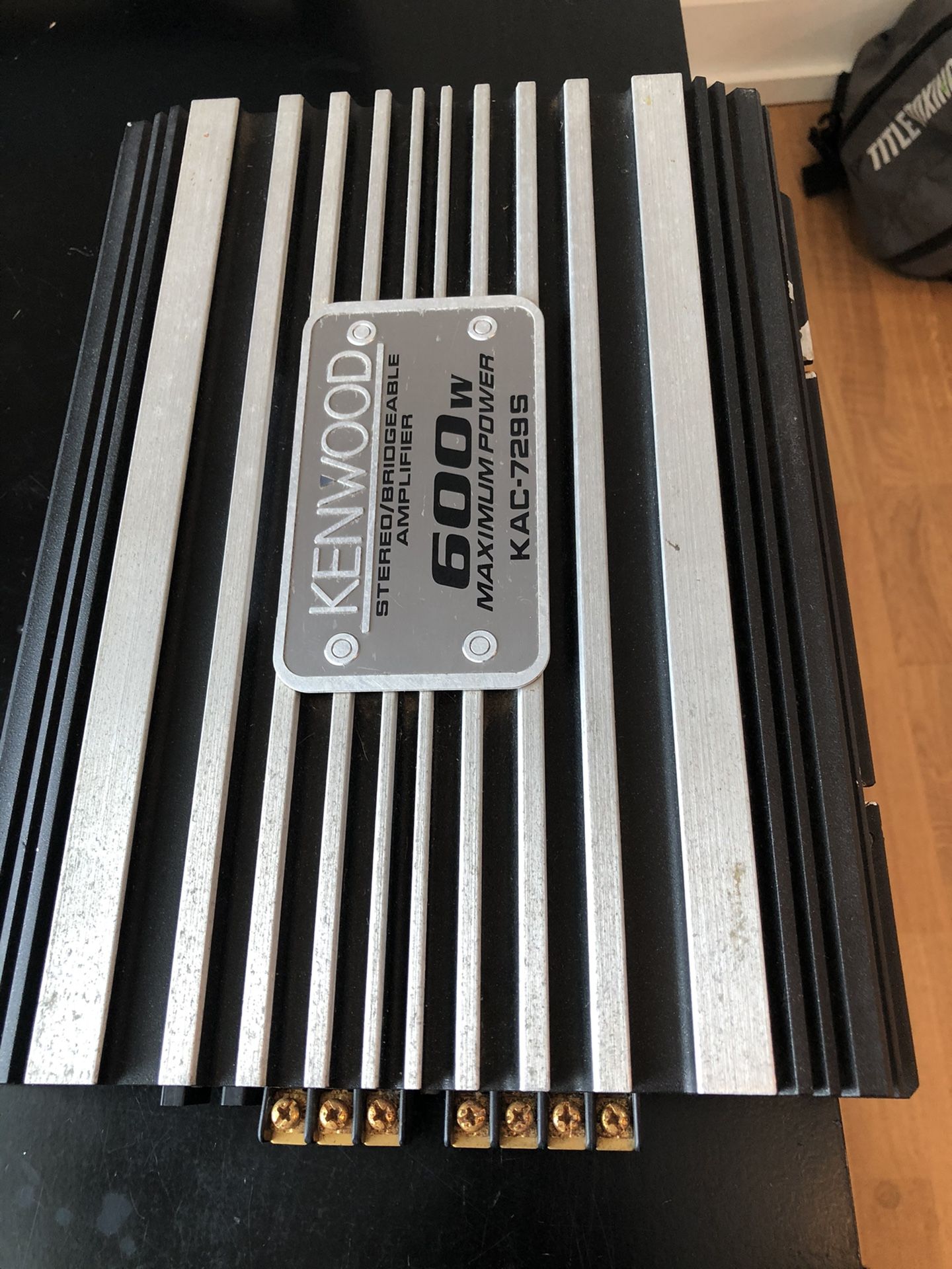 Kenwood Amplifier, 600 watt amp car sound system