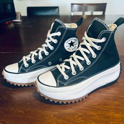 Converse Chuck Taylor Hi-Top Sizes: Women’s 6.5 / Men’s 5 Hike Platform Canvas Shoe