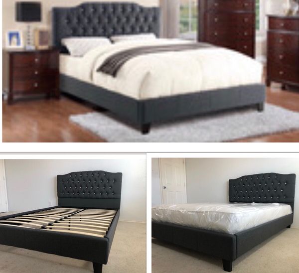 Queen Bed With Mattress And Rhinestones Furniture In Dallas Tx Queen Bed With Mattress And Rhinestones Furniture In Dallas Tx Offerup