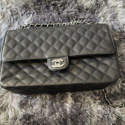 Chanel Black Caviar  Double Flap Handbag
