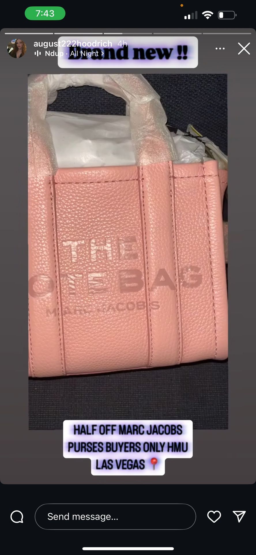 Marc Jacob Tote Bags