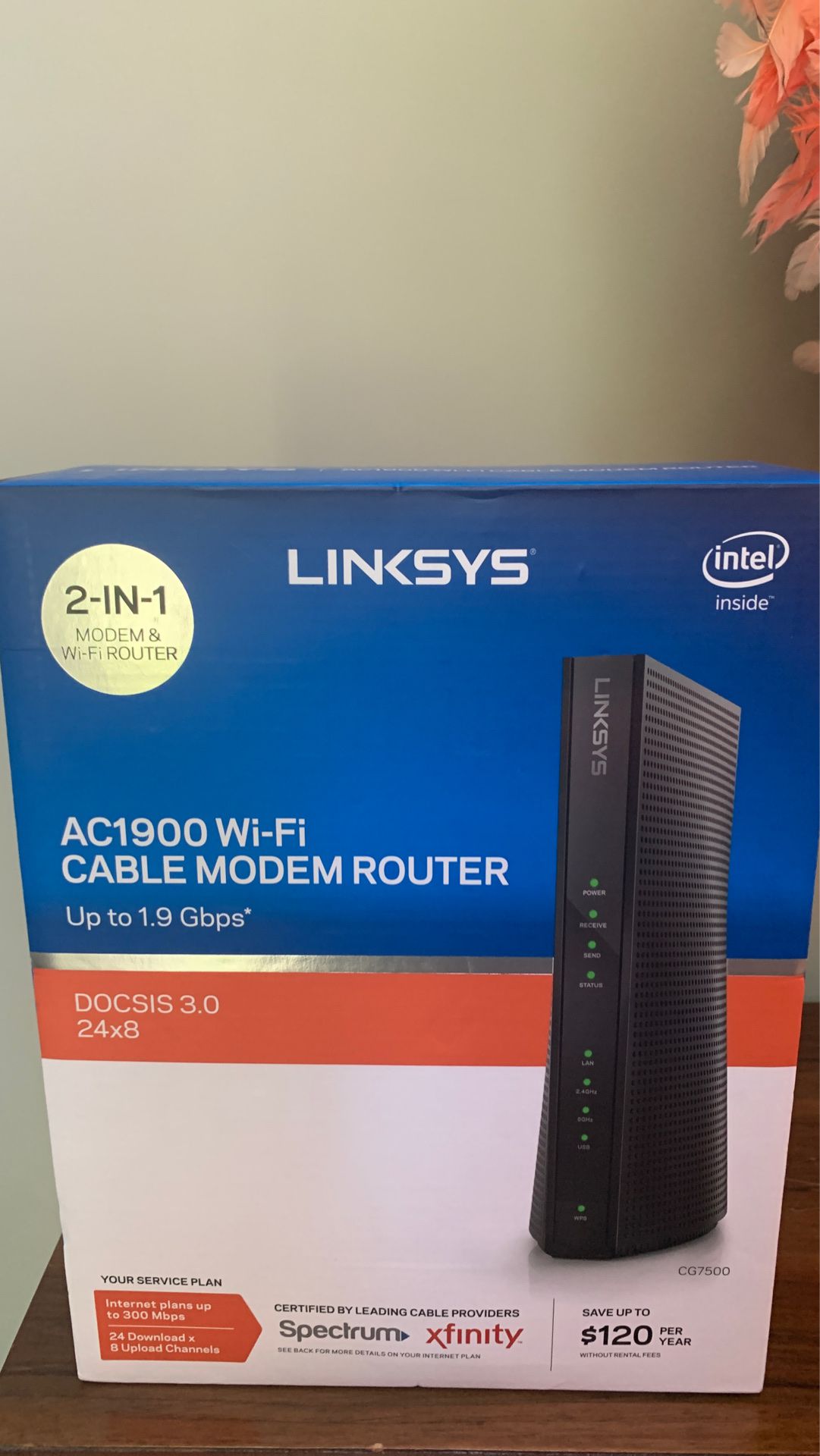 Linksys ac1900 cable modem router