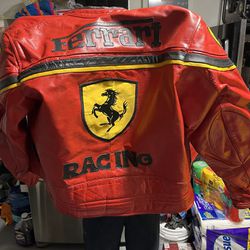 Ferrari Leather Riding Jacket