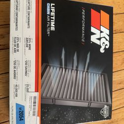 K&N LIFETIME Cabin Air Filter: Premium, Washable, Clean Air for your Cabin