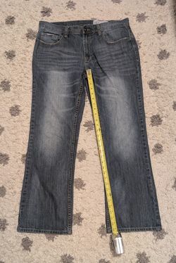 Dark wash AXEL jeans grunge style