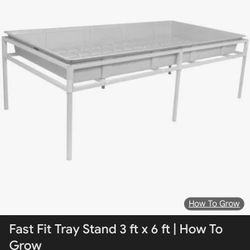 3x6  Rolling Tray Stand