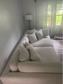 Oversized  White sofa
