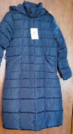 Long Black Warm Jacket For Sale 