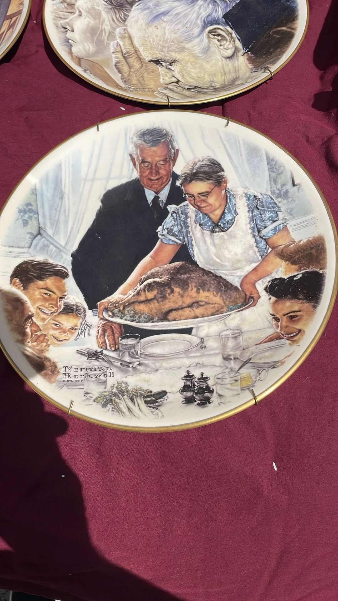 Norman Rockwell Four Freedoms Plates