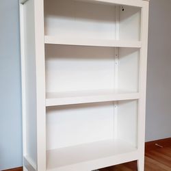 Carson 48" White Modern 3 Shelf Bookcase Bookshelf Book Shelf Media Case Threshold