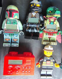 Lego alarms clocks lot