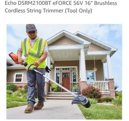 Echo DSRM2100BT E Force 56v 16” Brushless Cordless String Trimmer (Tool Only)