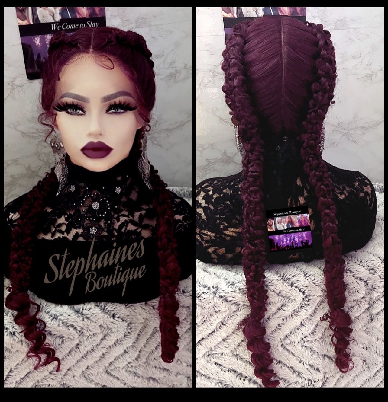 Human Hair Blended Lace Front Wig