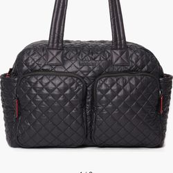 Nik Quilted Water Resistant Nylon Travel Bag MZ Wallace