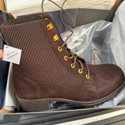 Brown Combat Boot