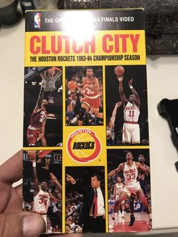 Houston Rockets Championship VHS Tape Vintage 