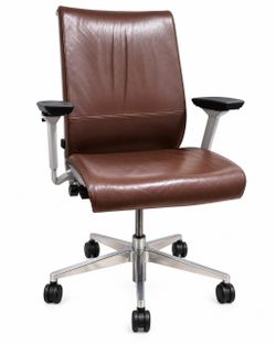 Steelcase Think V1 Genuine Leather Ergonomic Office Chair