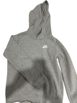 Nike Club Fleece Pullover Hoodie Gray