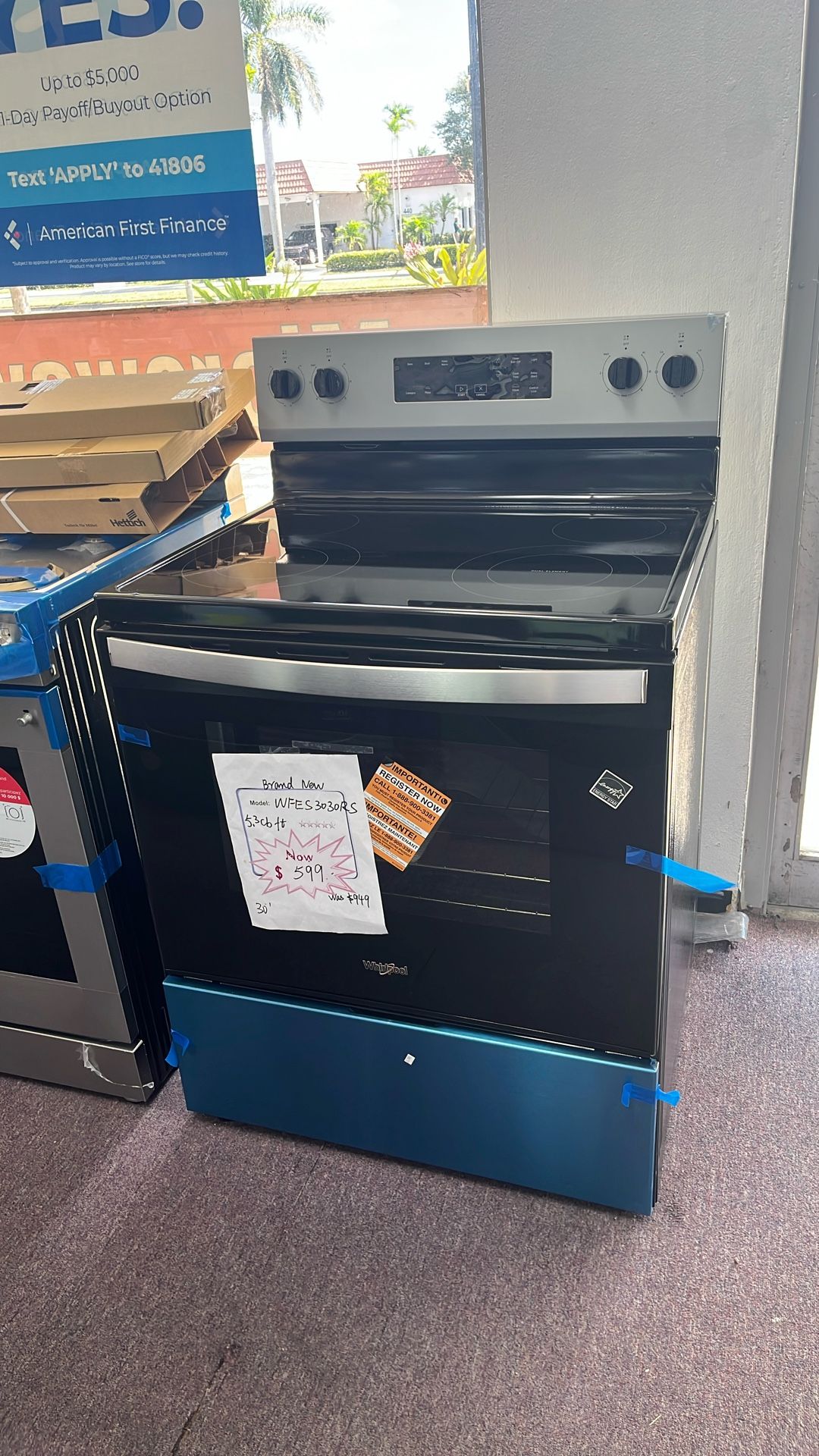 Stove Stainless Steel New