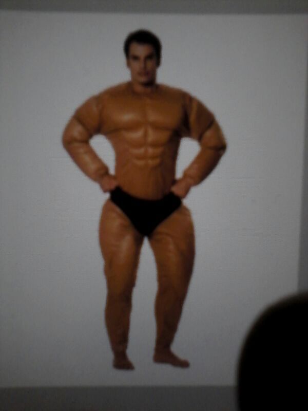 Muscle Man Costume / Bodybuilder Costume / Bodybuilder Suit New Condition