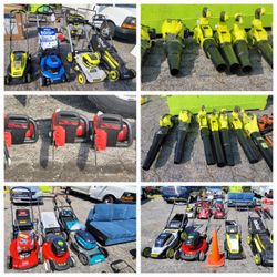 Sunday Mega Lawn Equipment Sale (Everything Must Go!!!)  