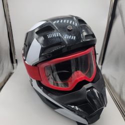 FOX Motorcycle Helmet with goggles