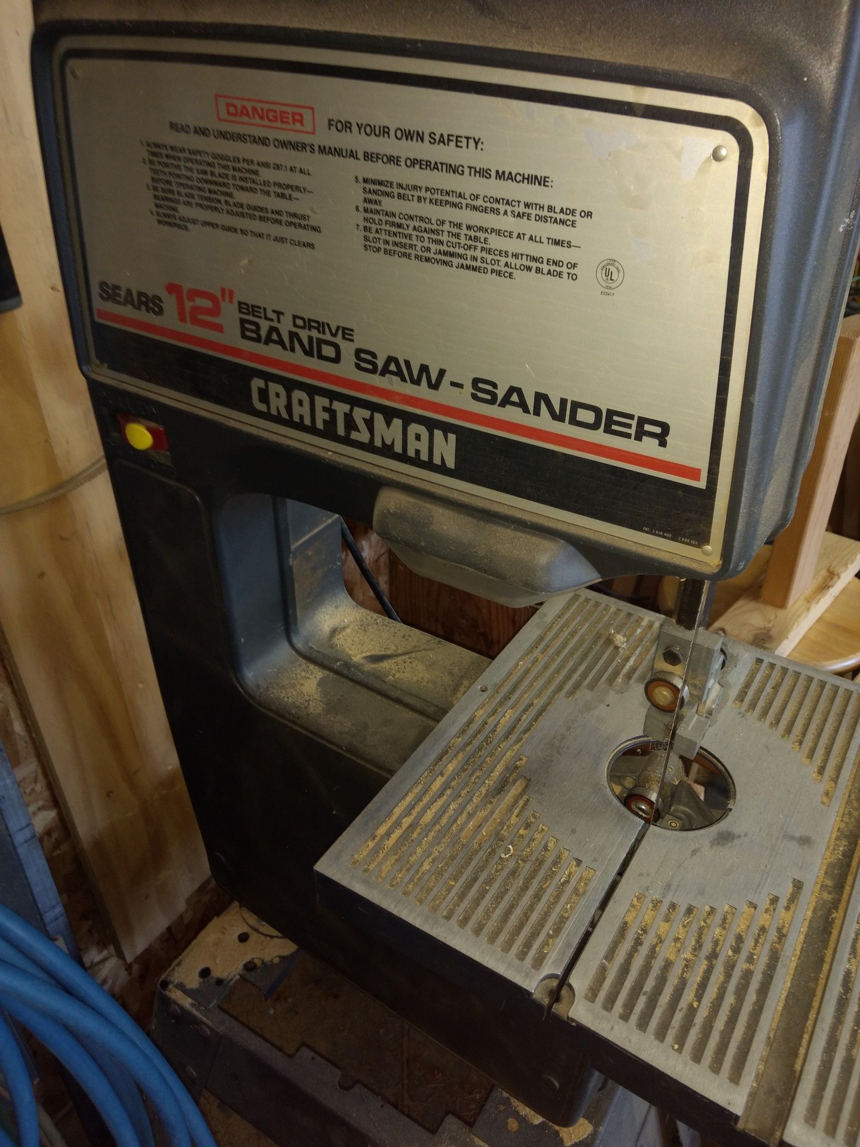 Craftsman 12" bandsaw.