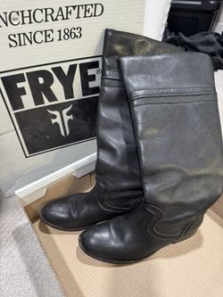 Frye Knee High Black Boots Size 10