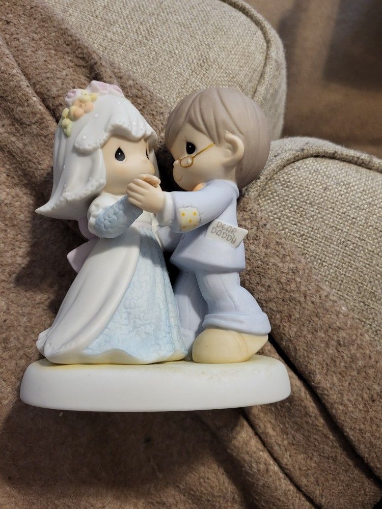 Precious Moments "You Will Always Be My Little Girl" Daddy And Daughter Figurine