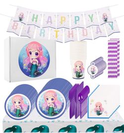 Mermaid Party Supplies Birthday