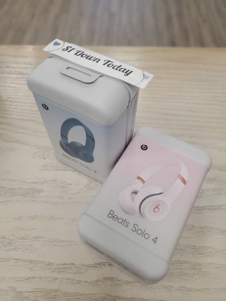 Beats Solo 4 Headset Brand New - $1 DOWN TODAY, NO CREDIT NEEDED - WARRANTY INCLUDED